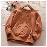 LittleCloud – Comfortabel & Knus – Sweater met 3D Berenmotief