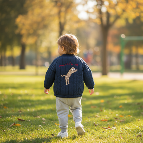 WildCharm – Warm & Uniek – Gewatteerde Kinderjas