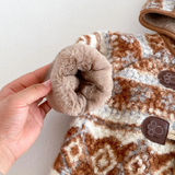 LittleWarm – Knus & Stijlvol – Winterjas met Fair Isle-Patroon