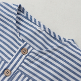 LittleClassic – Elegant & Comfortabel – Jongens Linnen Shirt met Knoopdetail