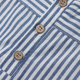 LittleClassic – Elegant & Comfortabel – Jongens Linnen Shirt met Knoopdetail