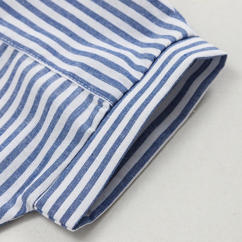 LittleClassic – Elegant & Comfortabel – Jongens Linnen Shirt met Knoopdetail