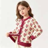 CozyCardi – Zacht & Warm – Gebreid Vestje met Leuke Prints
