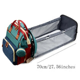 TravelNest – Altijd een Rustplek – 2-in-1 Luiertas met Babybed