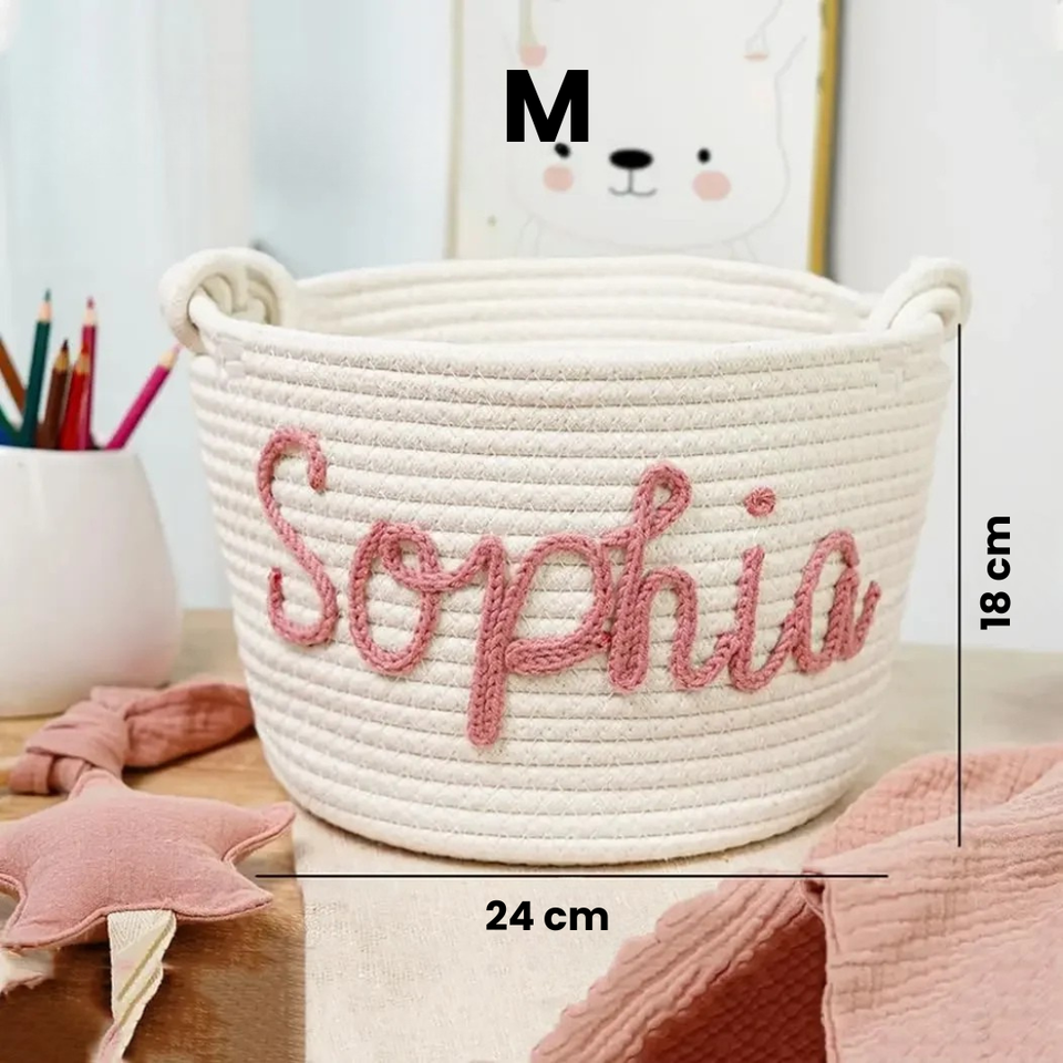 CuddleBasket – Schattig & Persoonlijk – Gepersonaliseerde Luiermand