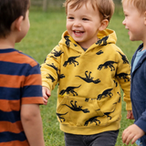 DinoStyle – Warm & Ademend – Hoodie met Triceratops Print