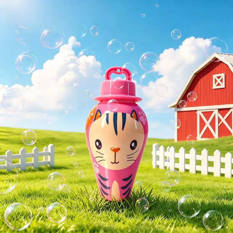 BubblePals – Vrolijk & Speels – Anti-morsen Mini Bellenblaas met Dierendesign