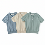 MiniLuxe – Elegant & Comfortabel – Polo Shirt met Gebreide Stof