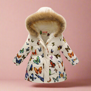CozyTrend – Elegant & Knus – Gewatteerde Winterjas voor meisjes