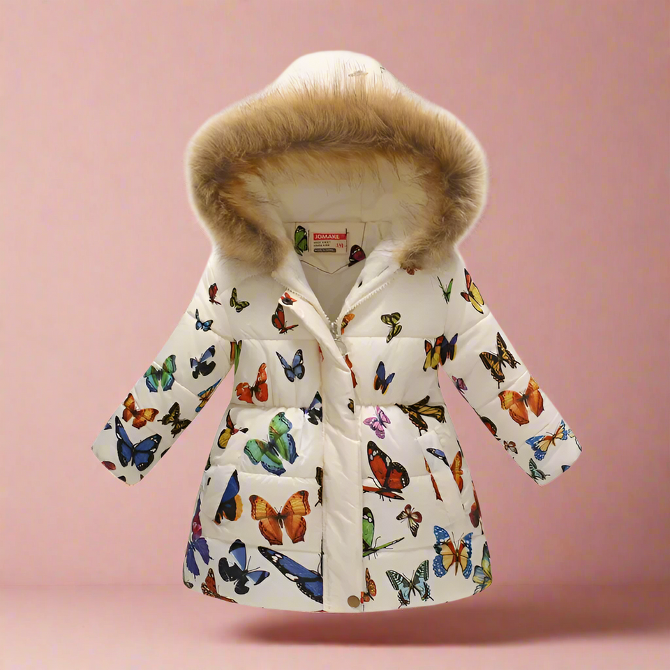 CozyTrend – Elegant & Knus – Gewatteerde Winterjas voor meisjes