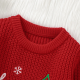 JoyKnit – Knus & Warm - Kersttrui met tekst