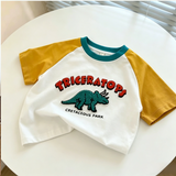StreetBoy – Stoer & Comfortabel – Kinder T-shirt met Raglan Mouwen en Print
