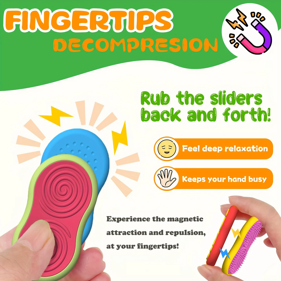 SensorySlide – Rustgevend & Interactief – Magnetisch Fidget Speelgoed