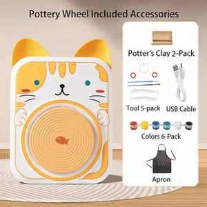 Pottery Set™ - Kleine Kunstenaars - Kinder Pottenbakset