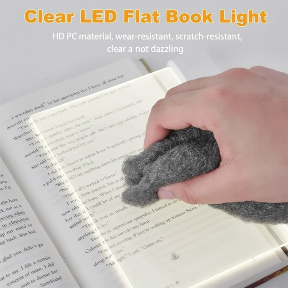 LumiPanel – LED & Gezond Ogen – Dimbare USB-boeklamp