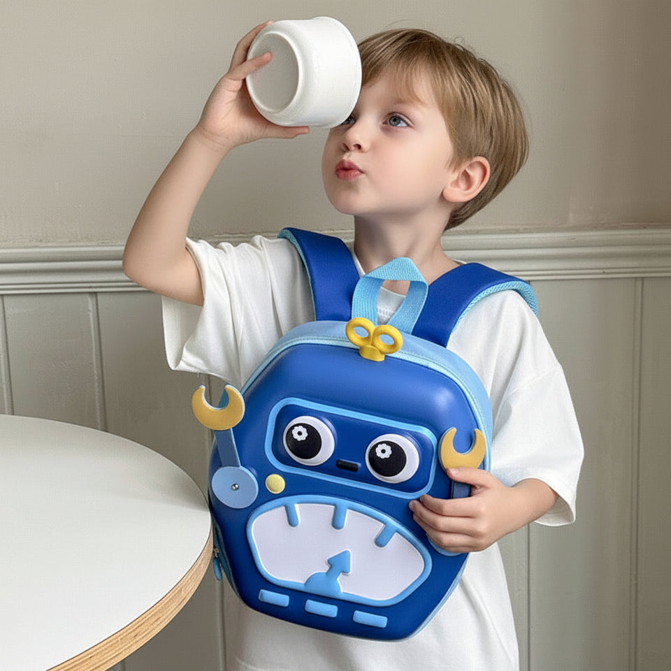 MiniBot – Stoer & Praktisch – Kinder Rugzak met Robot Design