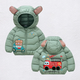 CozyBear – Warm & Schattig – Kinder Winterjas met Berenprint