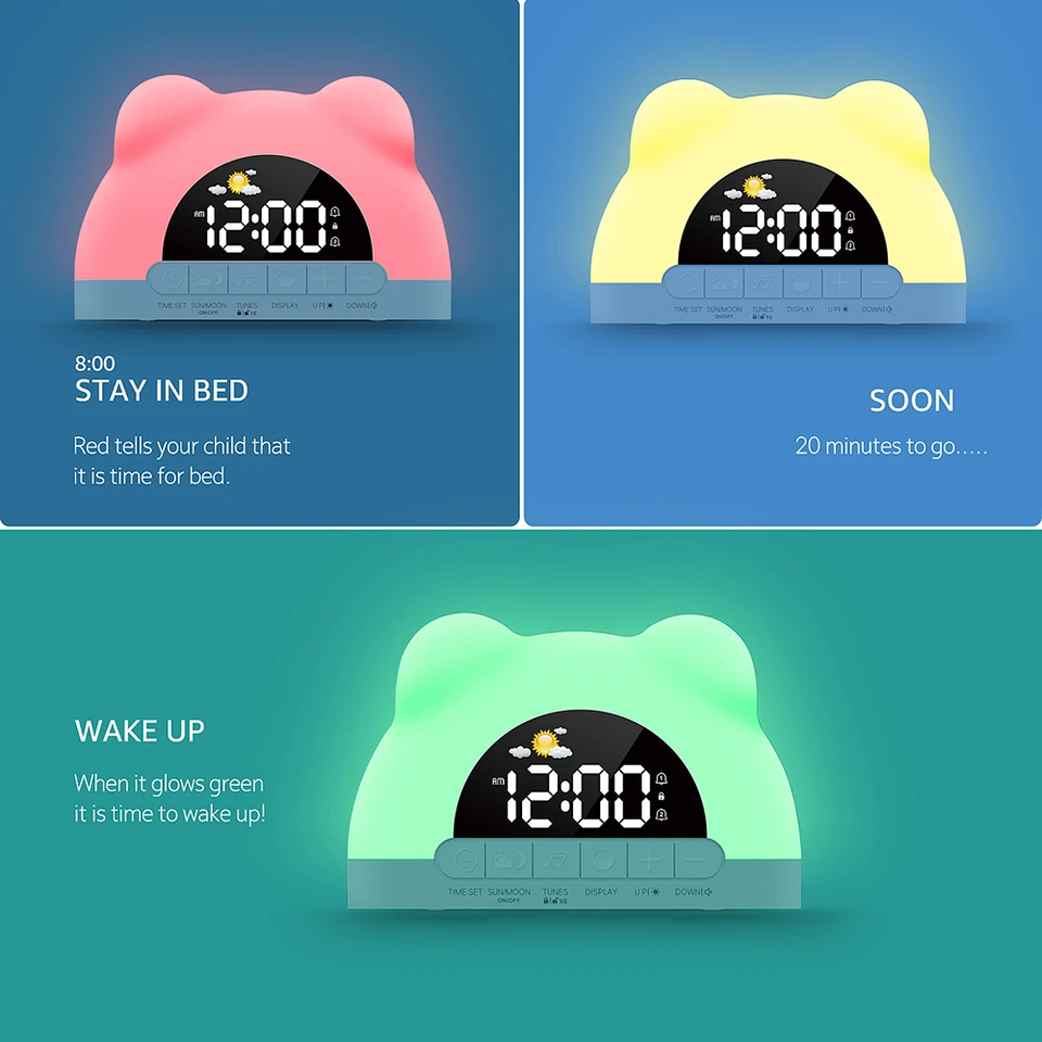 TinySunrise – Zacht & Functioneel – Digitale Wekker met Zonsopganglicht