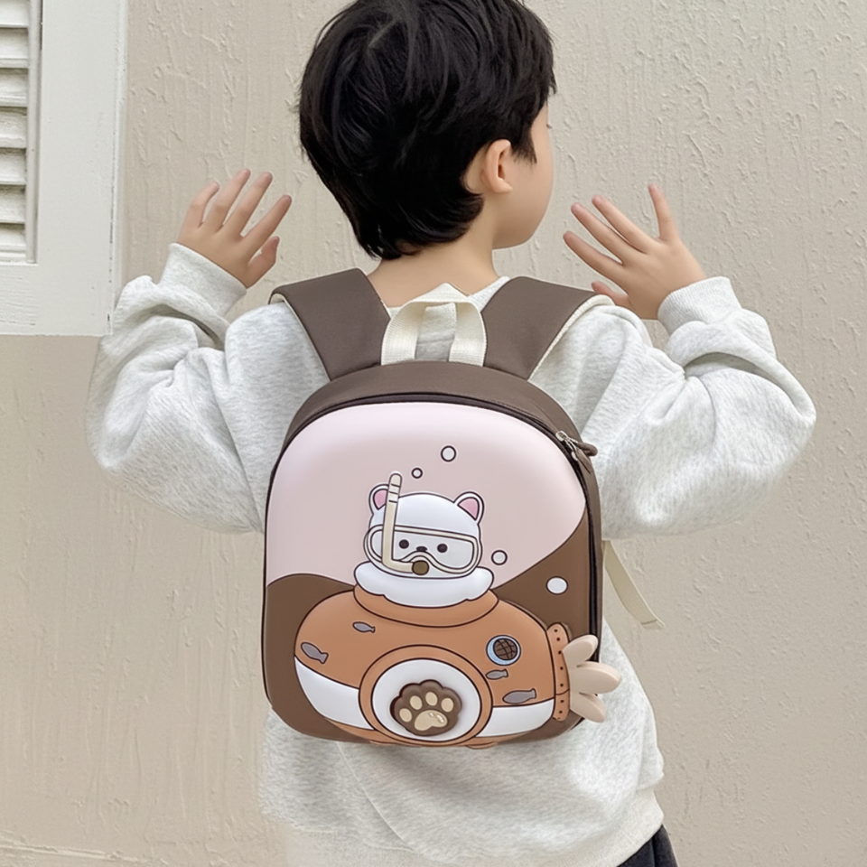 KiddoPack – Schattig & Praktisch – Kinder Rugzak met Lichtgevende Poot