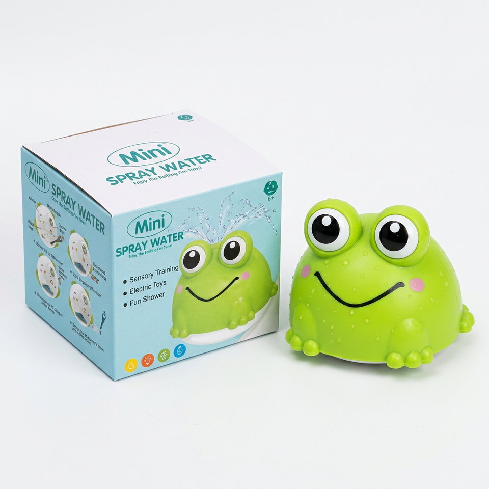 FrogSplash – Vrolijk & Interactief – Automatische Waterfontein