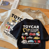 PlayCars – Dagelijkse kleding & Zacht – Kinderkleding Met Auto Print