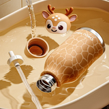 AnimalSip – Schattig & Praktisch – Kinder RVS-Thermosfles met Dierenprint