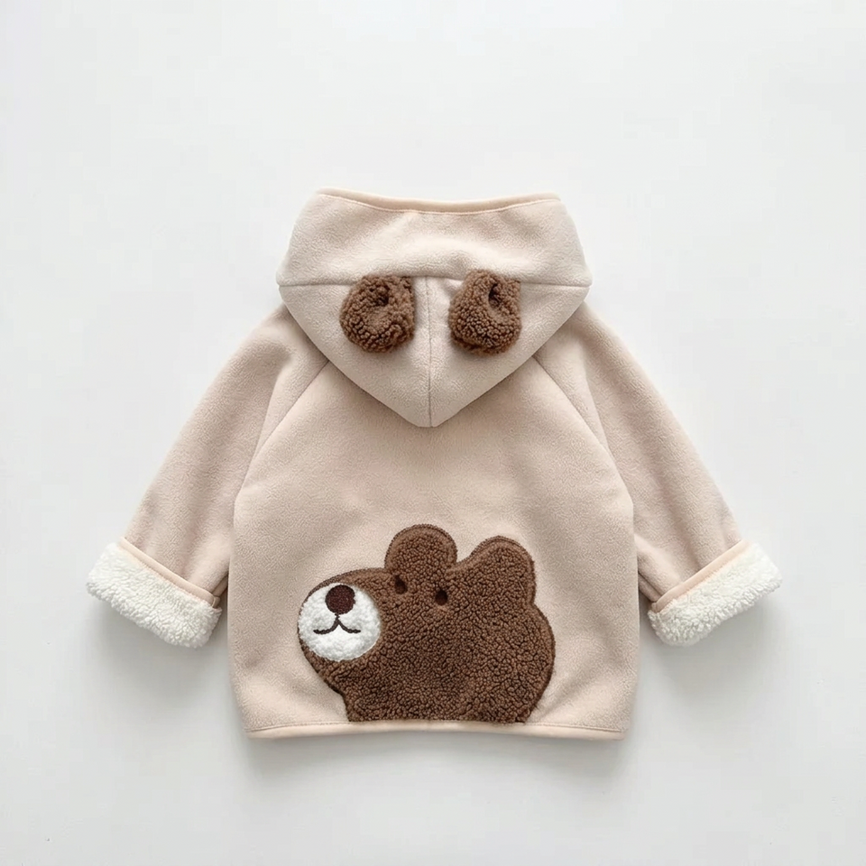 WinterBuddies – Warm & Schattig – Kinder Winterjas met Dierenprint