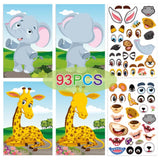 Funny Faces™ – Dierenpret & Plakplezier – Herbruikbaar Stickerboek