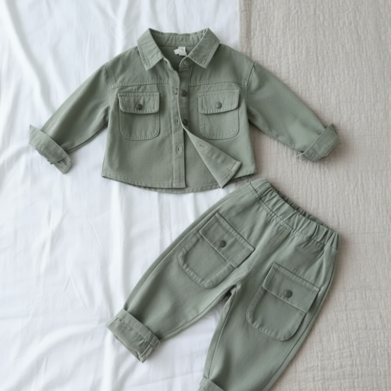 Boys Fashion – Trendy & Comfort – Cargo Set Jongens