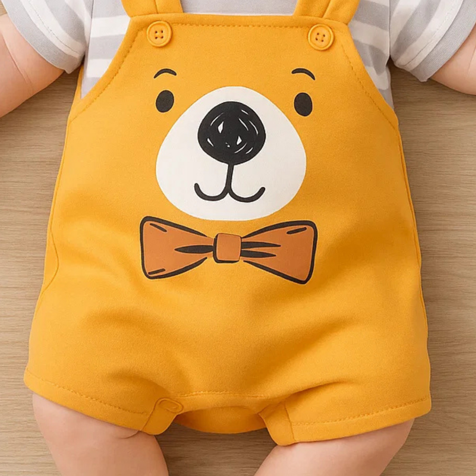 Mini Fashion™ - Comfort Voor Elke Nacht - Pyjama Bodysuit korte mouwen