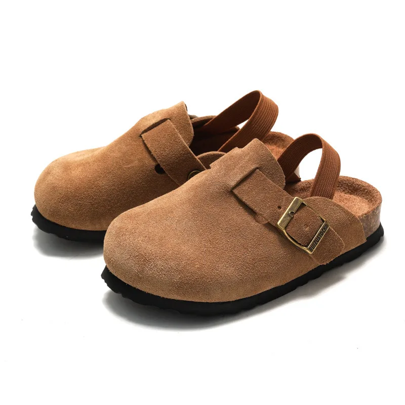 LittleWalk – Comfortabel & Trendy – Suède Clogs Sandalen