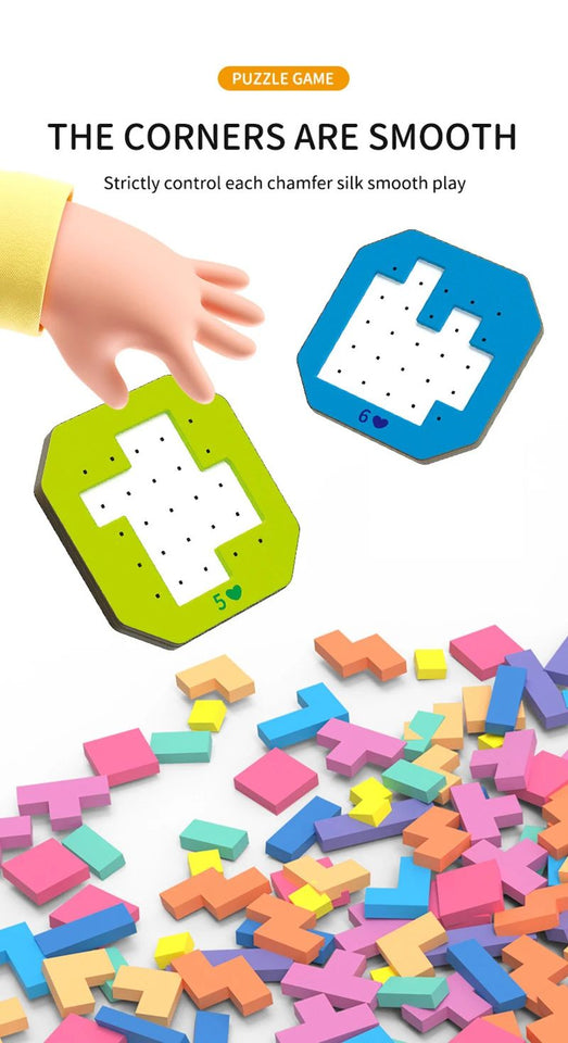 Logic Blocks™ – Kleur & Creativiteit – Geometrische Puzzel