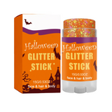 GlitterPop – Sprankelend & Feestelijk – Halloween Glitter Stick voor Gezicht, Haar en Lichaam