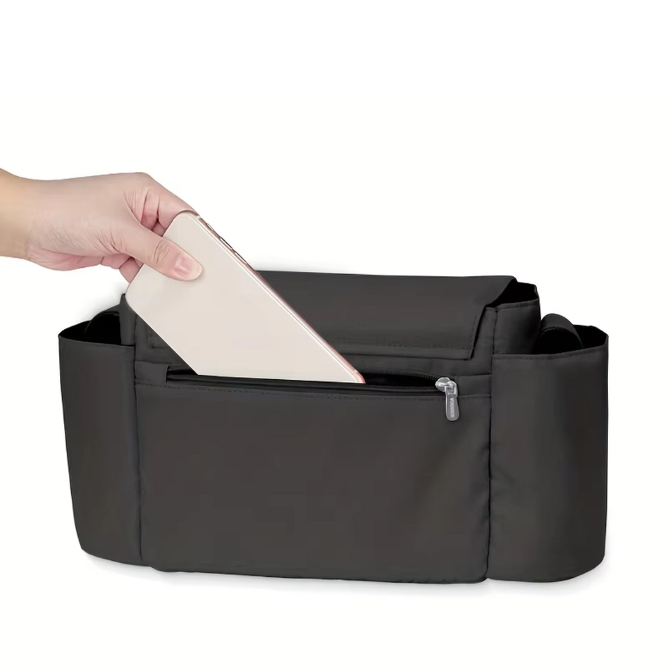 ToddlerOrganizer – Waterafstotend & Ruim – Kinderwagen Organizer met Flessenhouders