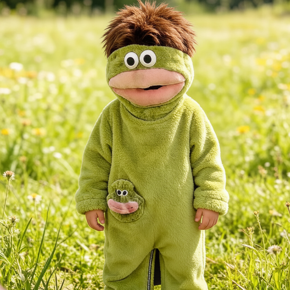 LittleMonster – Comfortabel & Schattig – Kinder Onesie met Grappig Monsterontwerp
