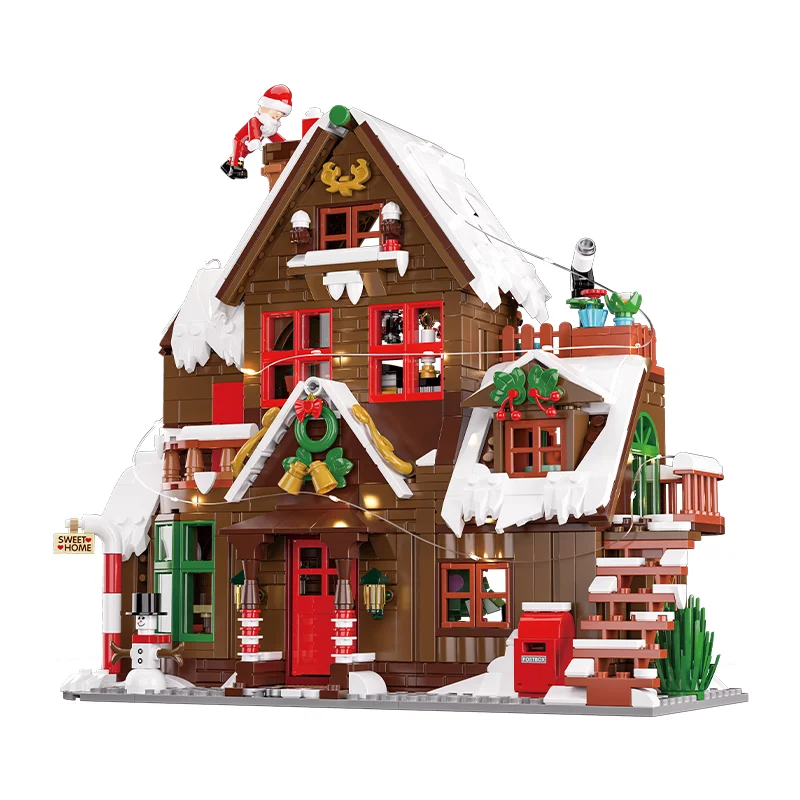 ChristmasHome – Feestelijk & Creatief – Kersthuis Bouwset