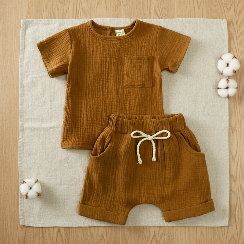 Baby Summer Outfit – Luchtig & Comfort – Kleding Set
