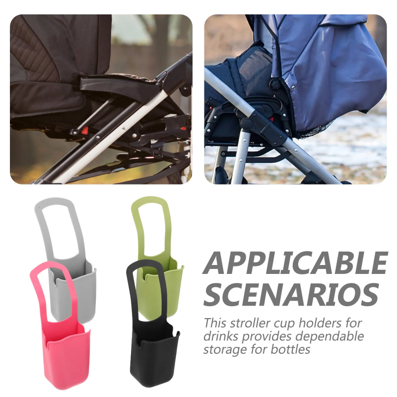 StrollMate – Flexibel & Stevig – Siliconen Bekerhouder (Set van 4)