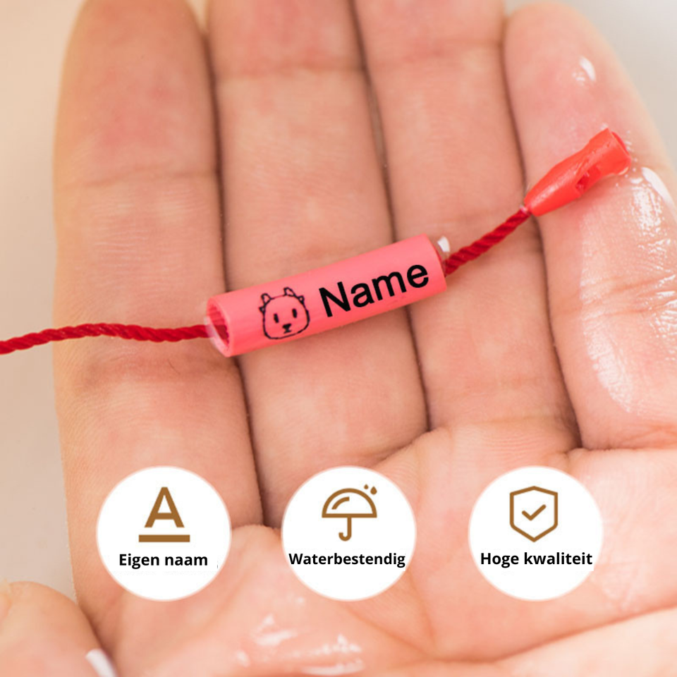 TagBuddy – Veilig & Persoonlijk – Gepersonaliseerd Naam Label