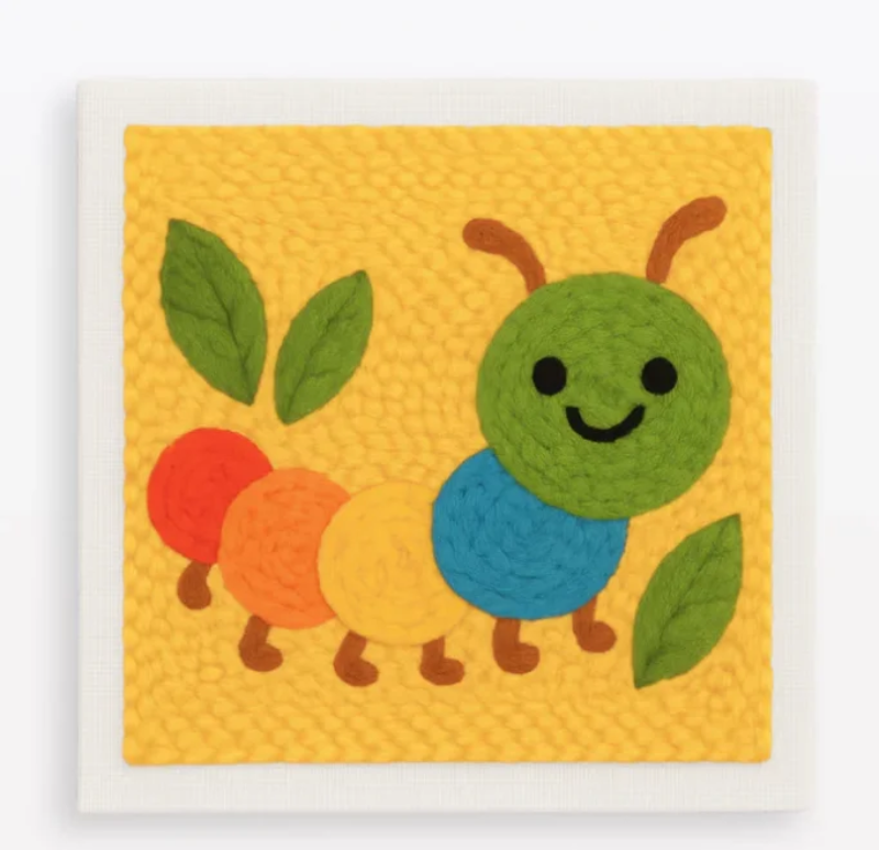 ThreadArt – Handgemaakt & Kleurrijk – Dieren Borduurset