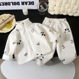 PlushBuds – Warm & Schattig – Pluche Kinder Set met Schattige Prints