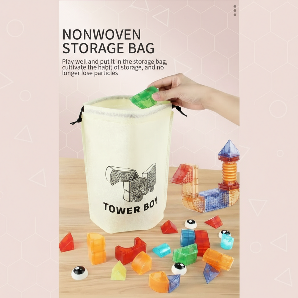 MagniCube – Creatief & Educatief – Magnetische Bouwblokken Set