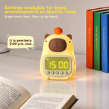 CappyClock – Schattig & Multifunctioneel – Digitale Kinderwekker met Nachtlampje