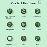 KiddoPhone – Educatief & Interactief – Kinder Smartphone met Camera en Spellen