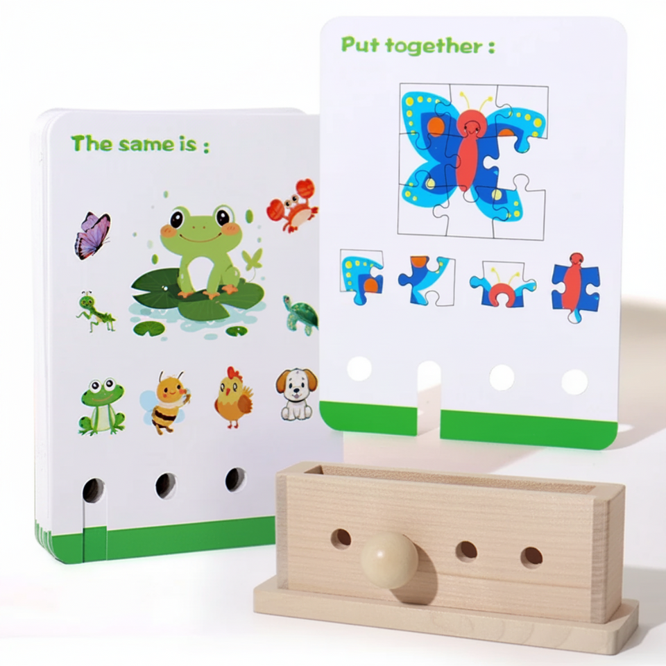 BrainyKids – Logisch & Leuk – Houten Educatief Kaartenspel