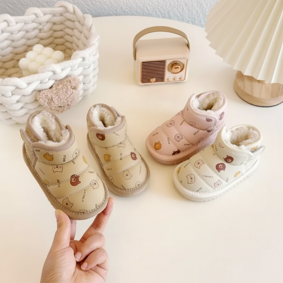 LittleSnow – Warm & Schattig – Kinder Boots met Zachte Binnenvoering