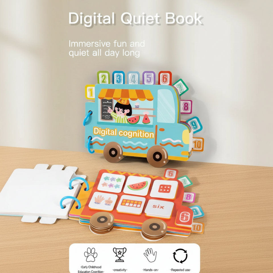SmartCount – Educatief & Speels – Cijferboek met Telactiviteiten