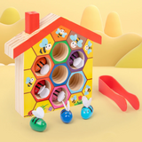 HoneyHive – Montessori & Educatief – Houten Bijensorteerspel