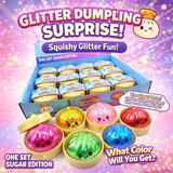 FunSquish – Kleurrijk & Glitterpret – Glitter Squishy Dumplings