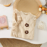 LittlePetal – Lief & Comfortabel – Mouwloos Meisjes Vestje met Bloemen